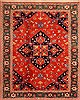 Kazak Red Hand Knotted 83 X 98  Area Rug 100-21740 Thumb 0