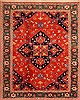 Kazak Red Hand Knotted 83 X 98 Area Rug 100-21740 Thumb 0