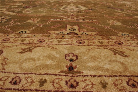 Jaipur Green Hand Knotted 83 X 101 Area Rug 250-21747 Image 16