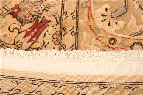 Hereke Yellow Hand Knotted 67 X 911 Area Rug 100-21750 Image 17