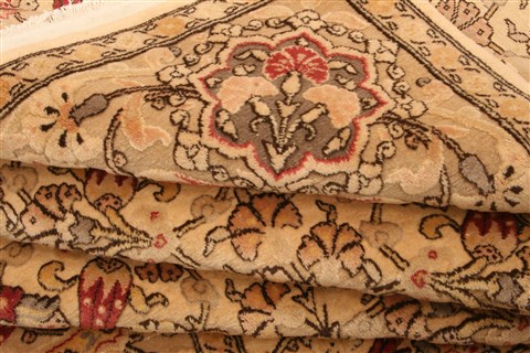 Hereke Yellow Hand Knotted 67 X 911 Area Rug 100-21750 Image 12
