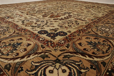 Jaipur Yellow Hand Knotted 82 X 102 Area Rug 250-21752 Image 16