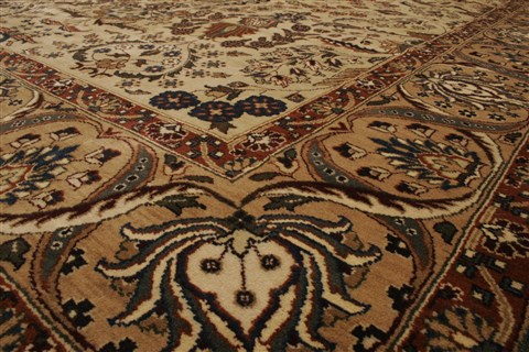 Jaipur Yellow Hand Knotted 82 X 102 Area Rug 250-21752 Image 17