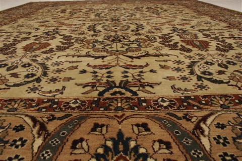 Jaipur Yellow Hand Knotted 82 X 102 Area Rug 250-21752 Image 18