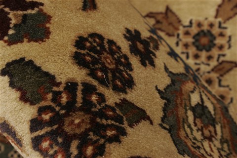 Jaipur Yellow Hand Knotted 82 X 102 Area Rug 250-21752 Image 1