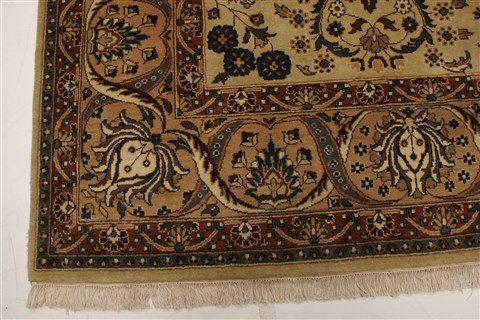Jaipur Yellow Hand Knotted 82 X 102 Area Rug 250-21752 Image 20