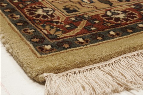 Jaipur Yellow Hand Knotted 82 X 102 Area Rug 250-21752 Image 21
