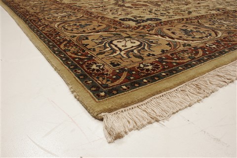 Jaipur Yellow Hand Knotted 82 X 102 Area Rug 250-21752 Image 22