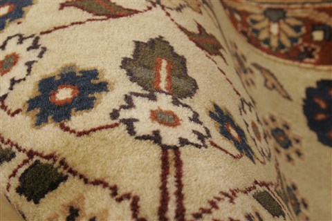 Jaipur Yellow Hand Knotted 82 X 102 Area Rug 250-21752 Image 3