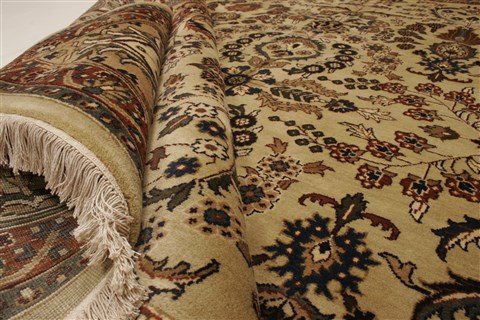 Jaipur Yellow Hand Knotted 82 X 102 Area Rug 250-21752 Image 7