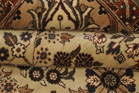 Jaipur Yellow Hand Knotted 82 X 102 Area Rug 250-21752 Image 9