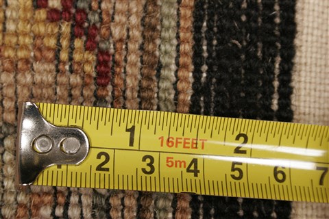 Agra Black Hand Knotted 80 X 102 Area Rug 250-21753 Image 13