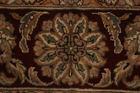 Agra Black Hand Knotted 80 X 102 Area Rug 250-21753 Image 17