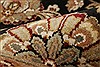 Agra Black Hand Knotted 80 X 102 Area Rug 250-21753 Thumb 1