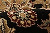 Agra Black Hand Knotted 80 X 102  Area Rug 250-21753 Thumb 4