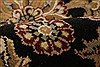 Agra Black Hand Knotted 80 X 102 Area Rug 250-21753 Thumb 4