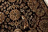 Agra Black Hand Knotted 80 X 102 Area Rug 250-21753 Thumb 5