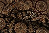 Agra Black Hand Knotted 80 X 102 Area Rug 250-21753 Thumb 6
