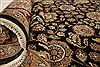 Agra Black Hand Knotted 80 X 102 Area Rug 250-21753 Thumb 7
