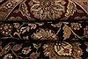 Agra Black Hand Knotted 80 X 102 Area Rug 250-21753 Thumb 8
