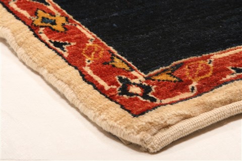 Gabbeh Yellow Hand Knotted 69 X 89 Area Rug 100-21757 Image 9