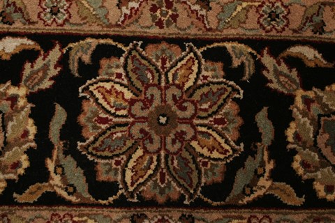 Agra Red Hand Knotted 82 X 103 Area Rug 250-21758 Image 1