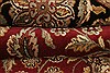Agra Red Hand Knotted 82 X 103 Area Rug 250-21758 Thumb 11