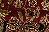 Agra Red Hand Knotted 82 X 103 Area Rug 250-21758 Thumb 13