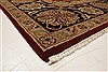 Agra Red Hand Knotted 82 X 103  Area Rug 250-21758 Thumb 23
