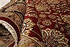 Agra Red Hand Knotted 82 X 103 Area Rug 250-21758 Thumb 9