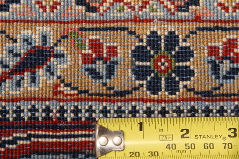 Tabriz Red Hand Knotted 69 X 101 Area Rug 100-21762 Image 29