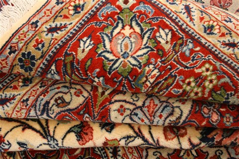 Tabriz Red Hand Knotted 69 X 101 Area Rug 100-21762 Image 5