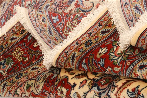 Tabriz Red Hand Knotted 69 X 101 Area Rug 100-21762 Image 9