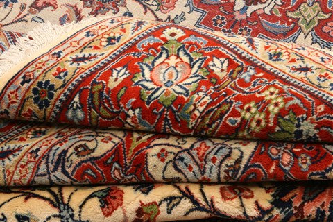 Tabriz Red Hand Knotted 69 X 101 Area Rug 100-21762 Image 12
