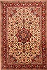 Tabriz Red Hand Knotted 69 X 101  Area Rug 100-21762 Thumb 0