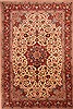 Tabriz Red Hand Knotted 69 X 101 Area Rug 100-21762 Thumb 0