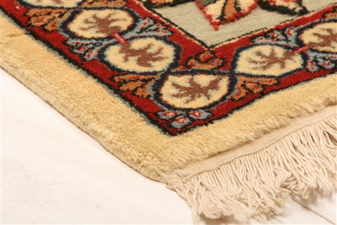 Hereke Yellow Hand Knotted 611 X 95  Area Rug 253-21766 Image 24