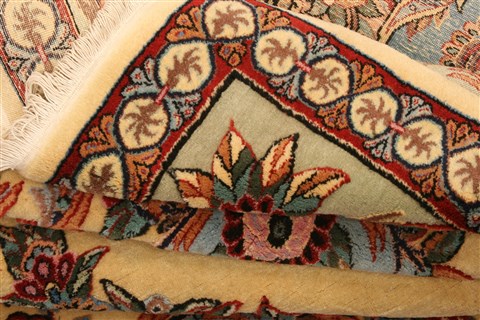 Hereke Yellow Hand Knotted 611 X 95  Area Rug 253-21766 Image 12