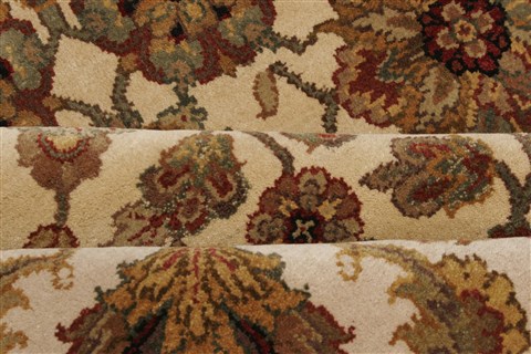 Agra Beige Hand Knotted 711 X 101 Area Rug 250-21767 Image 10