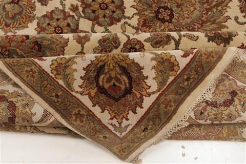Agra Beige Hand Knotted 711 X 101 Area Rug 250-21767 Image 11