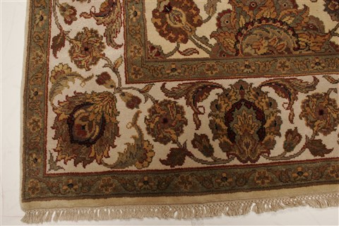 Agra Beige Hand Knotted 711 X 101 Area Rug 250-21767 Image 18