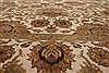 Agra Beige Hand Knotted 711 X 101  Area Rug 250-21767 Thumb 15