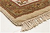 Agra Beige Hand Knotted 711 X 101  Area Rug 250-21767 Thumb 19