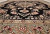 Tabriz Black Hand Knotted 80 X 100  Area Rug 250-21769 Thumb 17