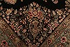 Tabriz Black Hand Knotted 80 X 100  Area Rug 250-21769 Thumb 1