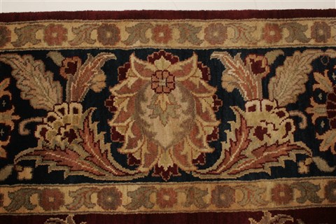 Agra Red Hand Knotted 711 X 99 Area Rug 250-21770 Image 15