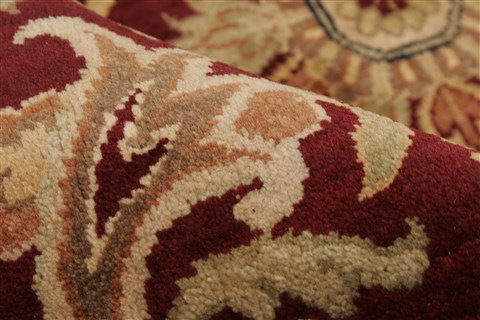 Agra Red Hand Knotted 711 X 99 Area Rug 250-21770 Image 2