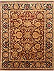 Agra Red Hand Knotted 711 X 99  Area Rug 250-21770 Thumb 0
