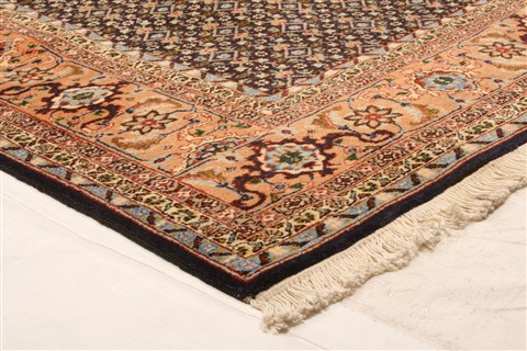 Tabriz Yellow Hand Knotted 66 X 93 Area Rug 100-21771 Image 15