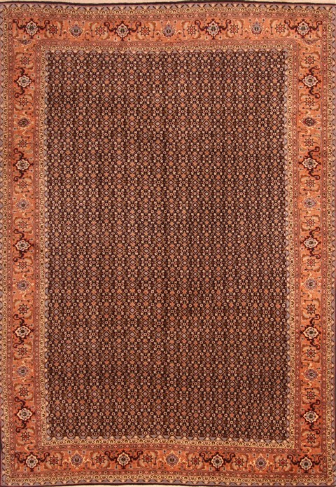 Tabriz Yellow Hand Knotted 66 X 93 Area Rug 100-21771 Image 0
